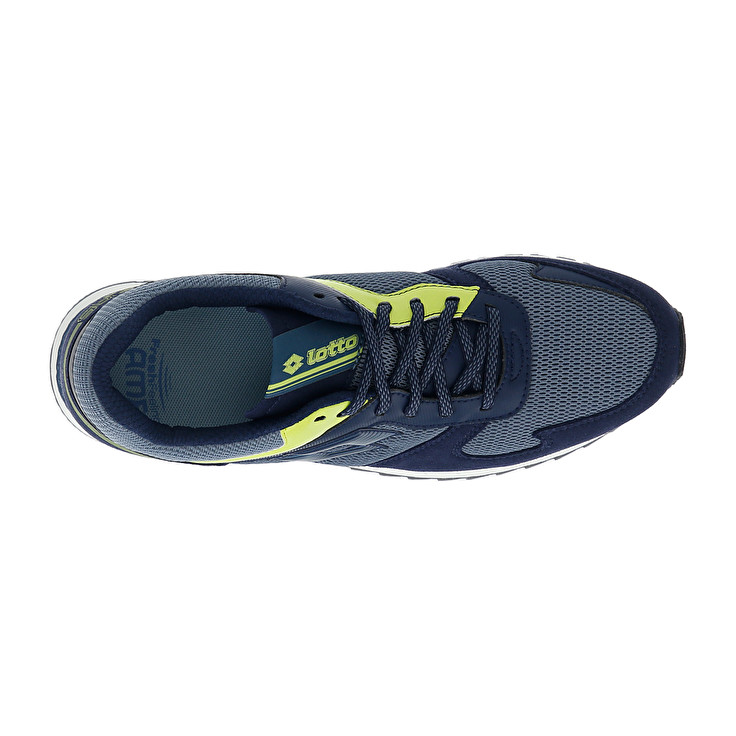 Men Lotto Runner Plus '95 Amf V Sneakers Blue / Blue | 93485-DLON