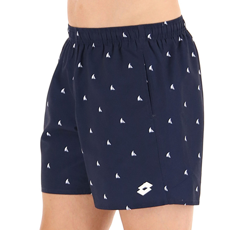 Men Lotto Sail Beachwear Navy / Blue | 32704-EXYO