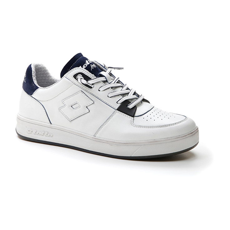 Men Lotto Signature Edge Leggenda White / Blue | 60435-GQSE