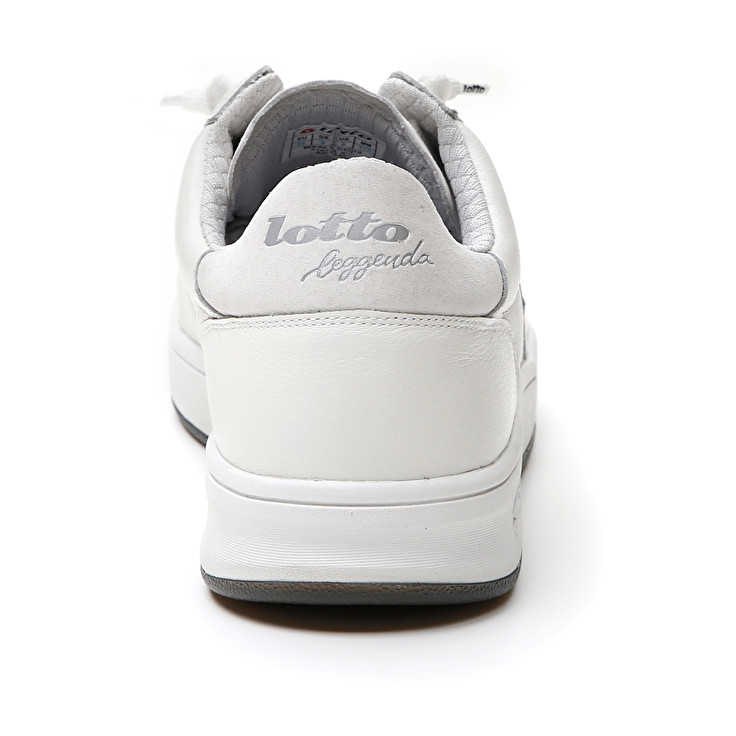 Men Lotto Signature Low Leggenda White | 62104-HCIU
