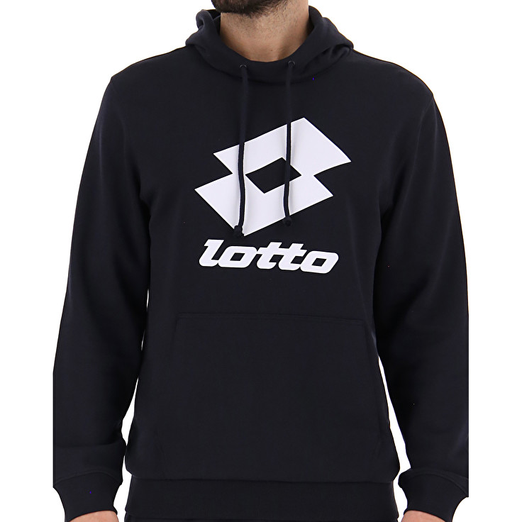 Men Lotto Smart Ii Hd Ft Sweatshirts Black | 72860-QUWE