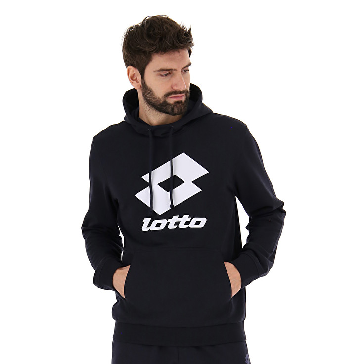 Men Lotto Smart Ii Hd Ft Sweatshirts Black | 72860-QUWE