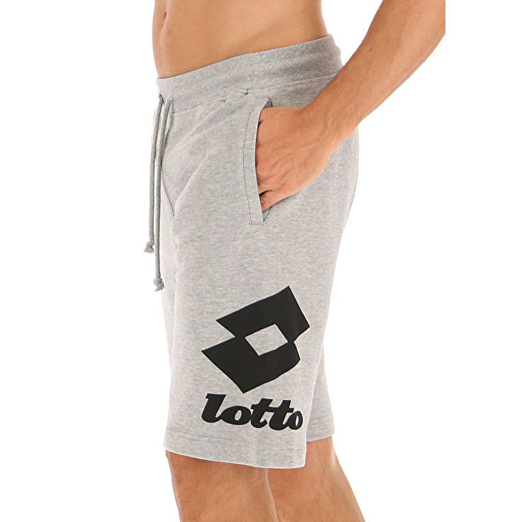 Men Lotto Smart Iii Bermuda Mel Shorts Grey | 02675-WCNR
