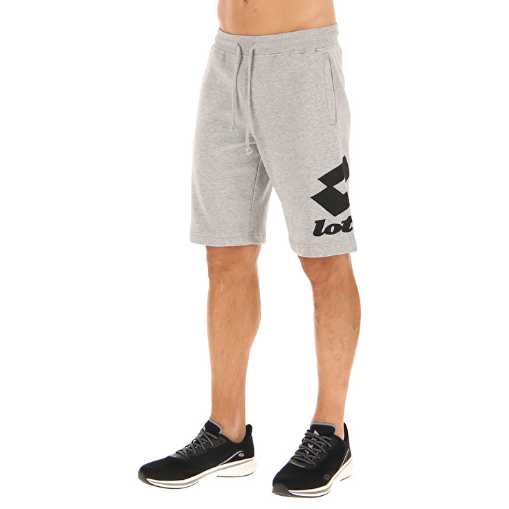 Men Lotto Smart Iii Bermuda Mel Shorts Grey | 02675-WCNR