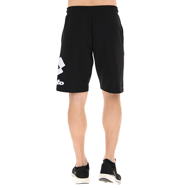 Men Lotto Smart Iii Bermuda Shorts Black | 18632-OQBC