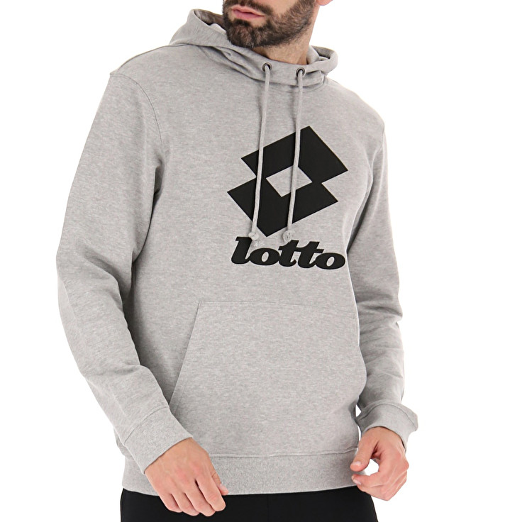 Men Lotto Smart Iii Hd Mel Sweatshirts Grey | 35291-GDOP