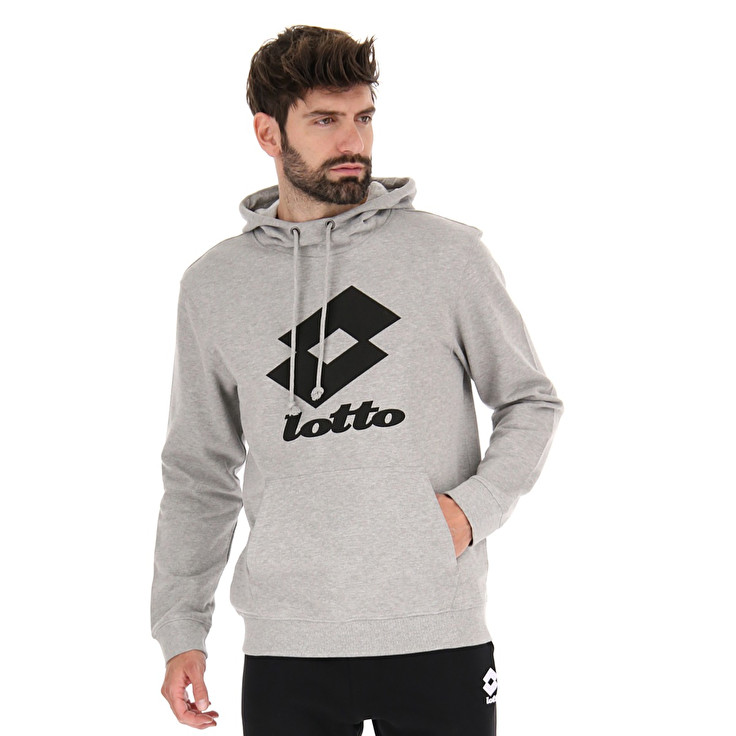 Men Lotto Smart Iii Hd Mel Sweatshirts Grey | 35291-GDOP