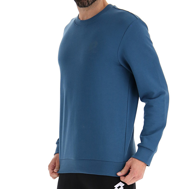 Men Lotto Smart Iii Rn Sweatshirts Blue | 72653-JXHG