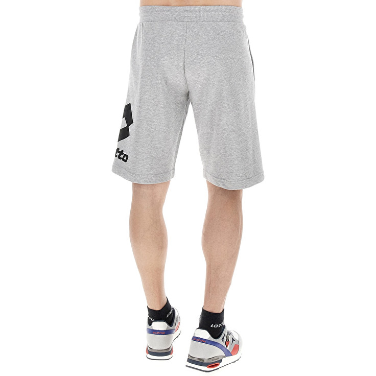 Men Lotto Smart Iv Bermuda 2 Mel Shorts Grey | 75243-YVGM