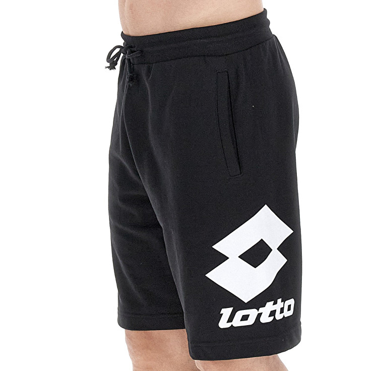 Men Lotto Smart Iv Bermuda 2 Shorts Black | 27360-JVFW