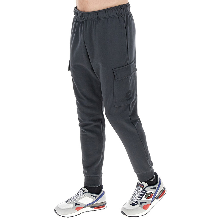 Men Lotto Smart Pkt Sport Pants Grey | 78961-KOIB