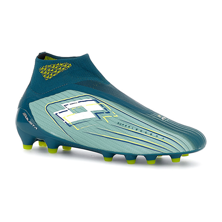 Men Lotto Solista 100 Vii Gravity Fg Soccer Shoes Blue | 92754-AOXS