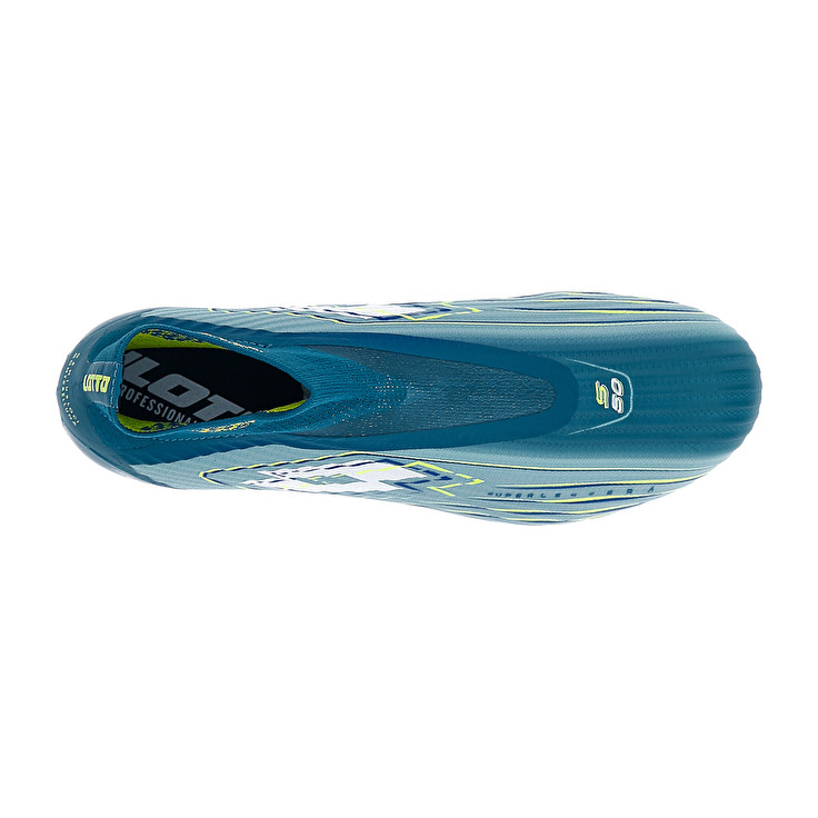 Men Lotto Solista 100 Vii Gravity Fg Soccer Shoes Blue | 92754-AOXS
