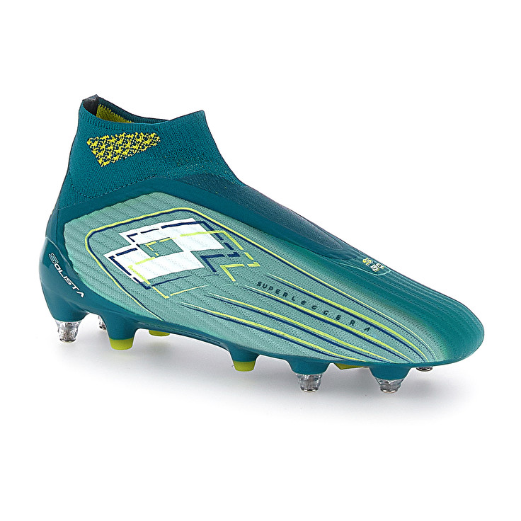 Men Lotto Solista 100 Vii Gravity Sgx Soccer Shoes Blue | 38925-VFMB