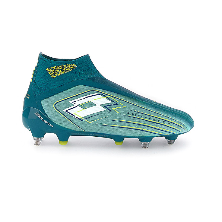 Men Lotto Solista 100 Vii Gravity Sgx Soccer Shoes Blue | 38925-VFMB