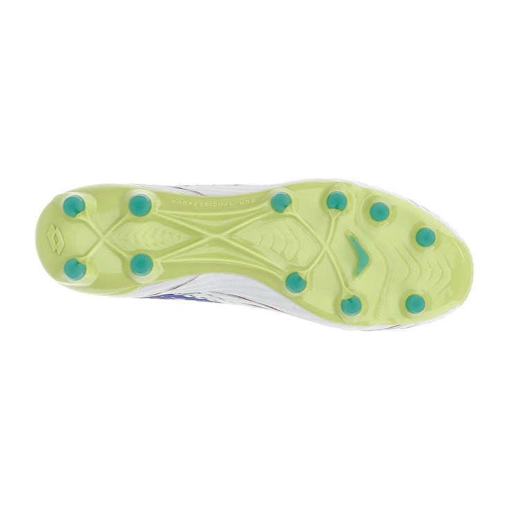 Men Lotto Solista 100 Viii Gravity Fg Soccer Shoes White / Green | 14290-TURI