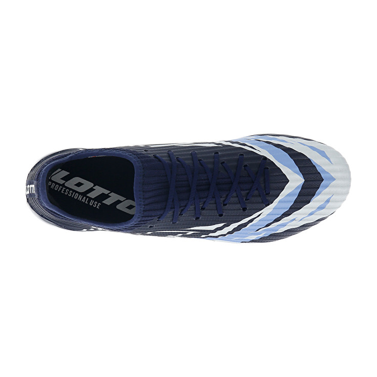 Men Lotto Solista 200 Vi Fg Soccer Shoes Navy / Blue / White / Blue | 25938-WVFA