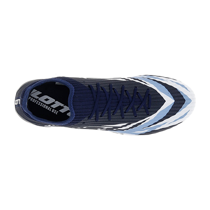 Men Lotto Solista 200 Vi Sgx Soccer Shoes Navy / Blue / White / Blue | 32594-VDCP