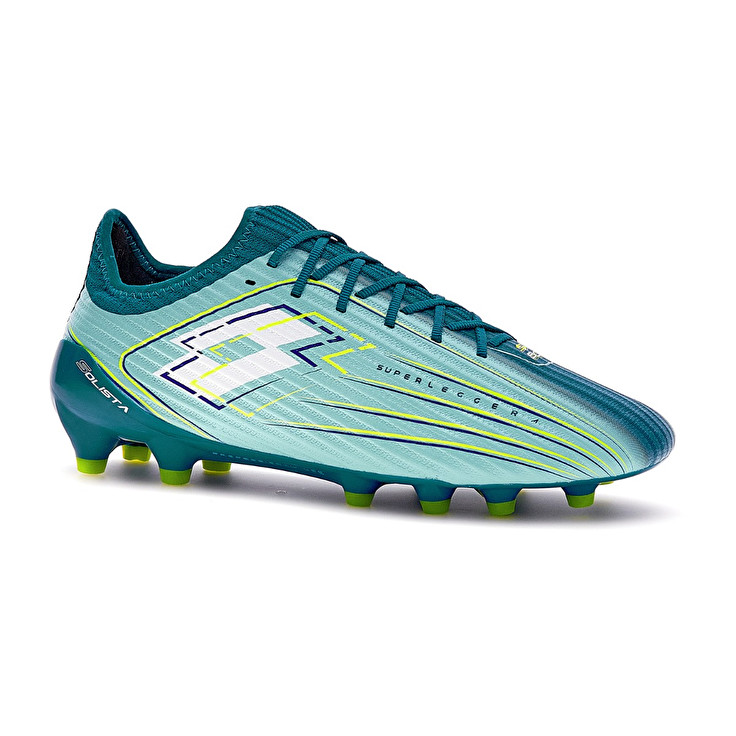 Men Lotto Solista 200 Vii Fg Soccer Shoes Blue | 12870-OHUJ
