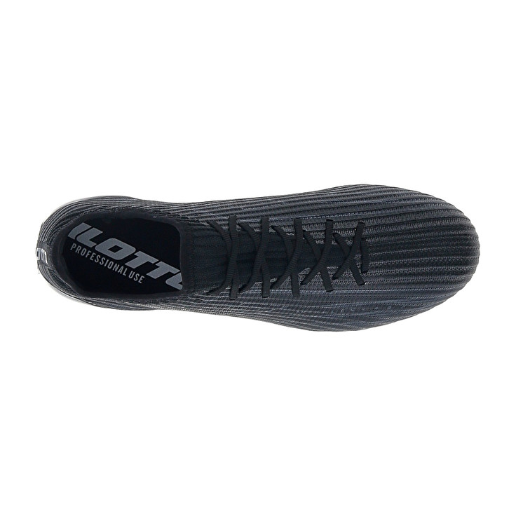 Men Lotto Solista 200 Viii Fg Soccer Shoes Black | 03745-IMVP