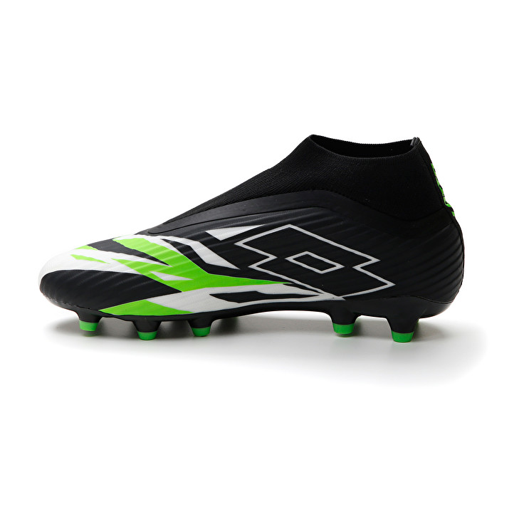 Men Lotto Solista 300 Vi Gravity Fg Soccer Shoes Black / White / Green | 52163-TCUP