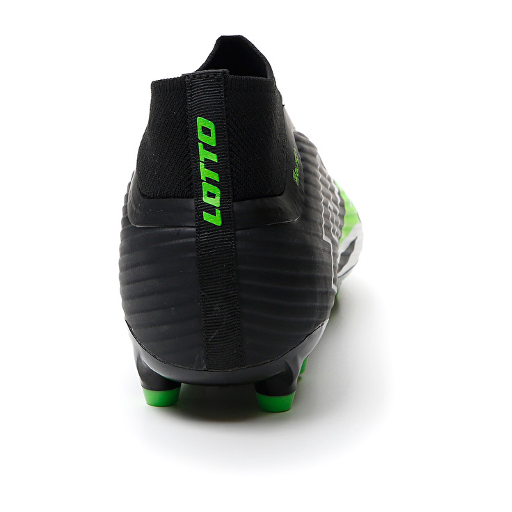 Men Lotto Solista 300 Vi Gravity Fg Soccer Shoes Black / White / Green | 52163-TCUP