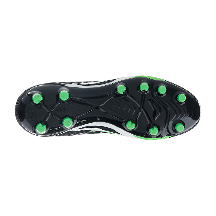 Men Lotto Solista 300 Vi Gravity Fg Soccer Shoes Black / White / Green | 52163-TCUP