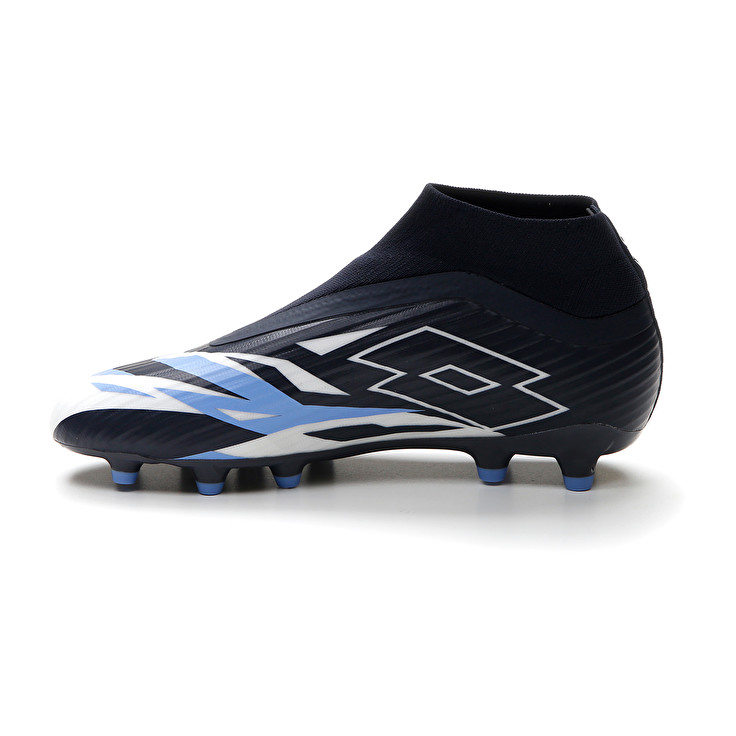 Men Lotto Solista 300 Vi Gravity Fg Soccer Shoes Navy / Blue / White / Blue | 95638-MYSQ