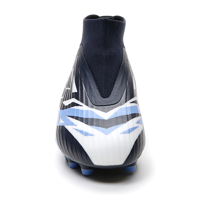 Men Lotto Solista 300 Vi Gravity Fg Soccer Shoes Navy / Blue / White / Blue | 95638-MYSQ