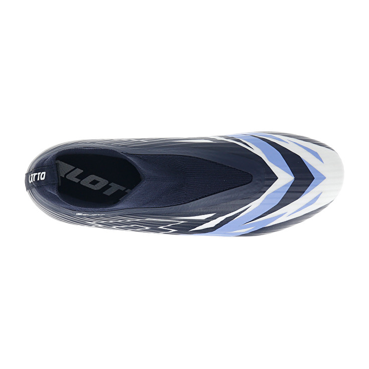 Men Lotto Solista 300 Vi Gravity Fg Soccer Shoes Navy / Blue / White / Blue | 95638-MYSQ