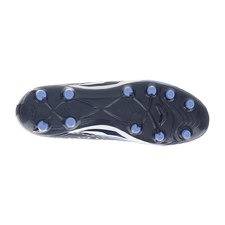 Men Lotto Solista 300 Vi Gravity Fg Soccer Shoes Navy / Blue / White / Blue | 95638-MYSQ
