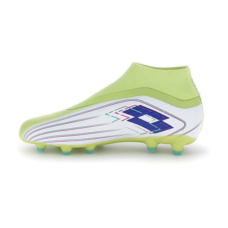 Men Lotto Solista 300 Viii Gravity Fg Soccer Shoes White / Green | 60415-RKXJ