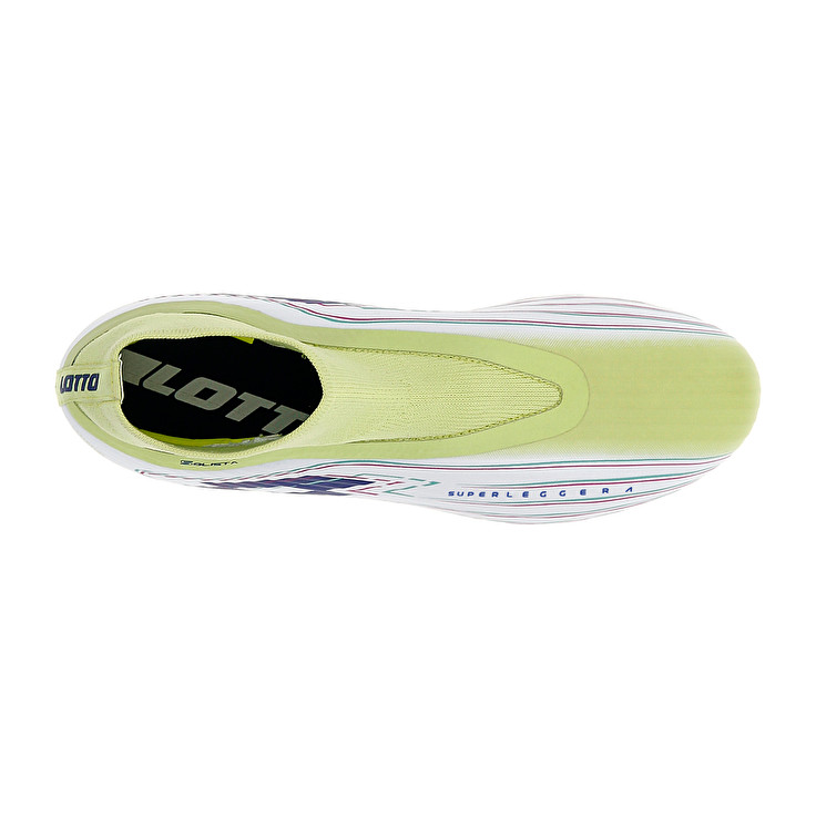 Men Lotto Solista 300 Viii Gravity Fg Soccer Shoes White / Green | 60415-RKXJ
