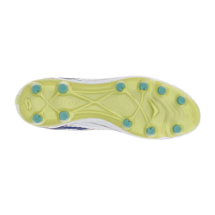 Men Lotto Solista 300 Viii Gravity Fg Soccer Shoes White / Green | 60415-RKXJ