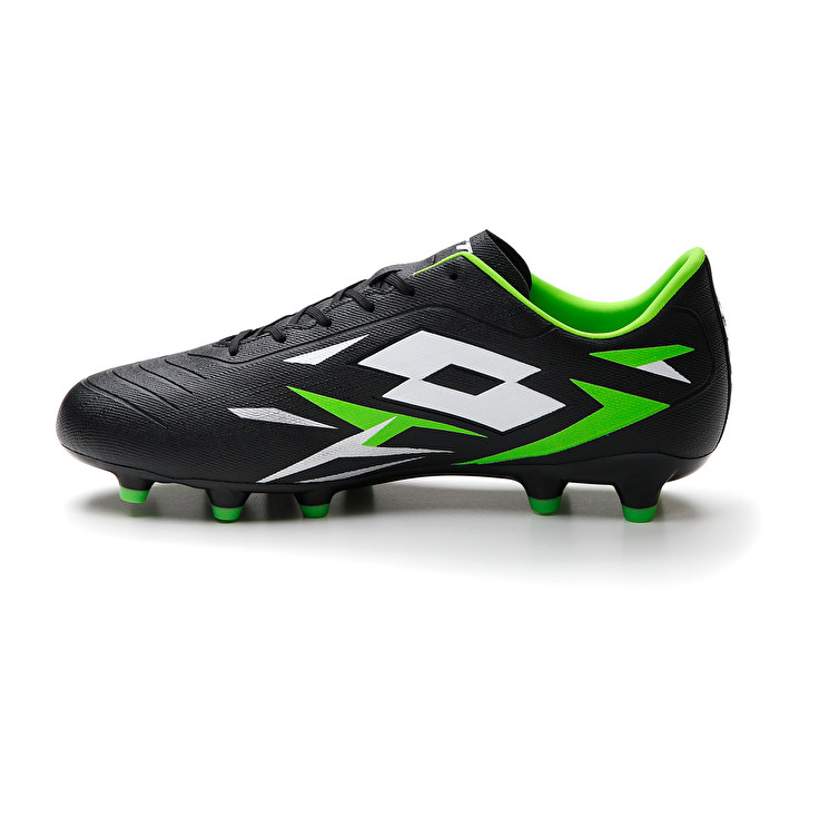 Men Lotto Solista 700 Vi Fg Soccer Shoes Black / White / Green | 57269-NKBM