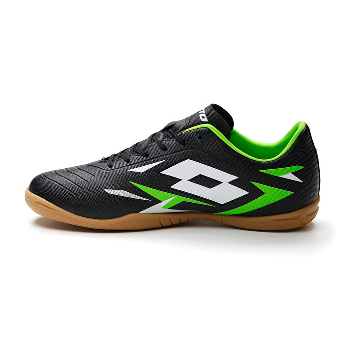 Men Lotto Solista 700 Vi Id Soccer Shoes Black / Green | 78246-ULGS