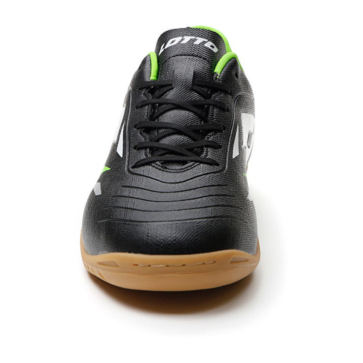 Men Lotto Solista 700 Vi Id Soccer Shoes Black / Green | 78246-ULGS