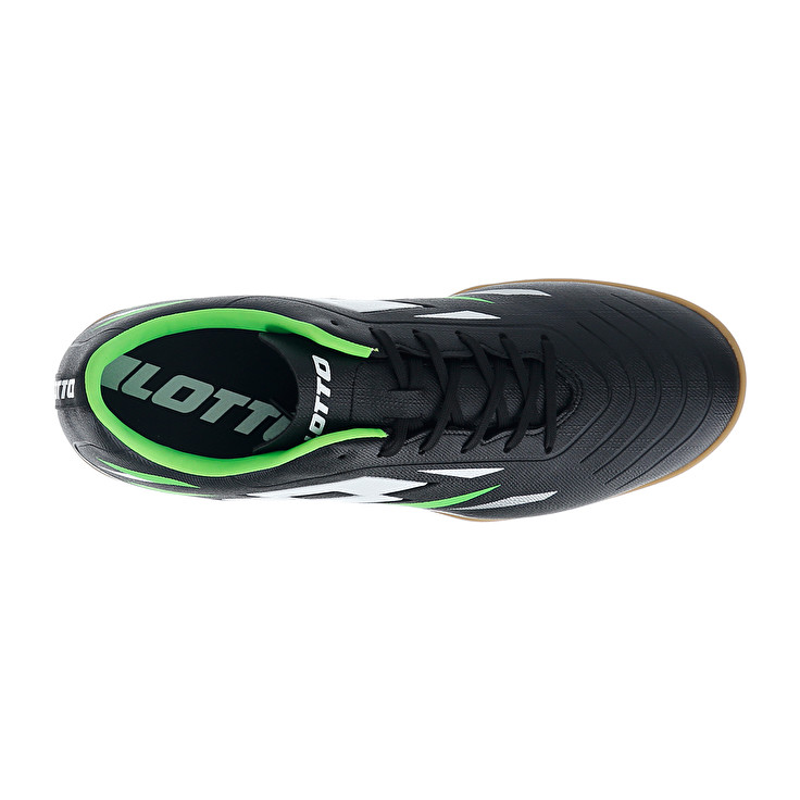 Men Lotto Solista 700 Vi Id Soccer Shoes Black / Green | 78246-ULGS