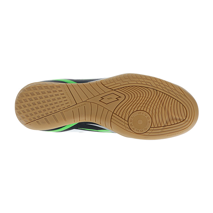 Men Lotto Solista 700 Vi Id Soccer Shoes Black / Green | 78246-ULGS