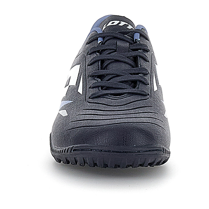 Men Lotto Solista 700 Vi Tf Soccer Shoes Black / Blue | 83254-IRED