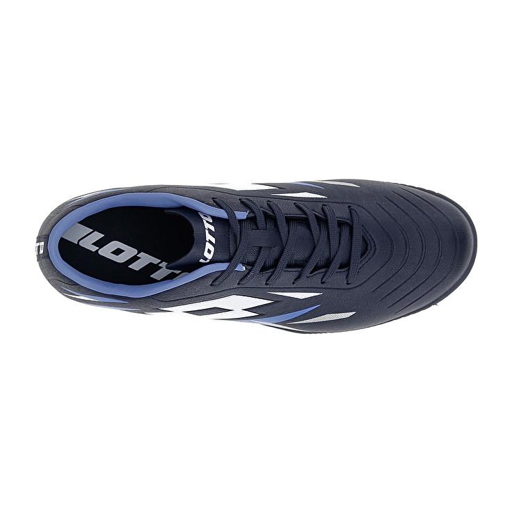 Men Lotto Solista 700 Vi Tf Soccer Shoes Black / Blue | 83254-IRED