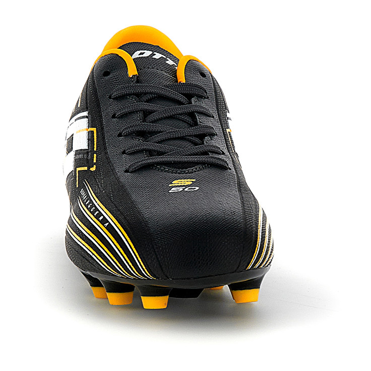 Men Lotto Solista 700 Vii Fg Soccer Shoes Black / Yellow | 96045-AHBY