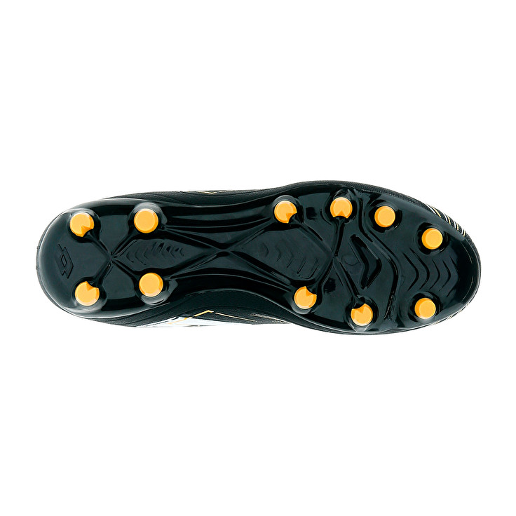Men Lotto Solista 700 Vii Fg Soccer Shoes Black / Yellow | 96045-AHBY