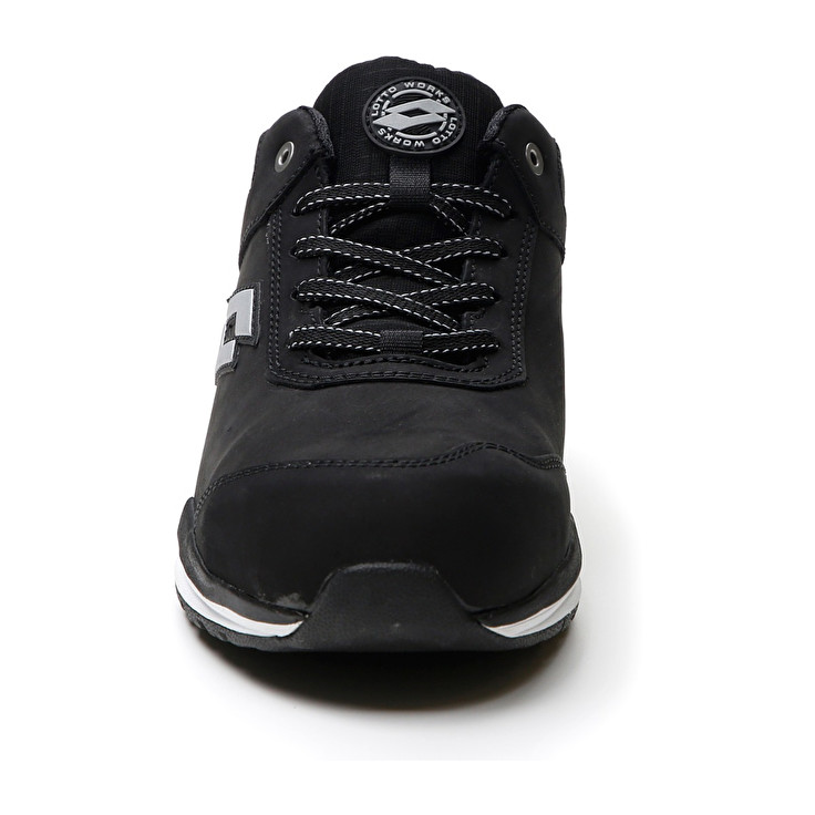 Men Lotto Speed 200 S3 Safety Shoes Black | 05812-IFKR