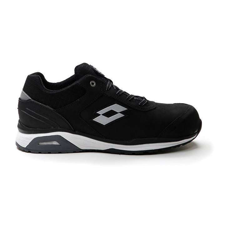 Men Lotto Speed 200 S3 Safety Shoes Black | 05812-IFKR