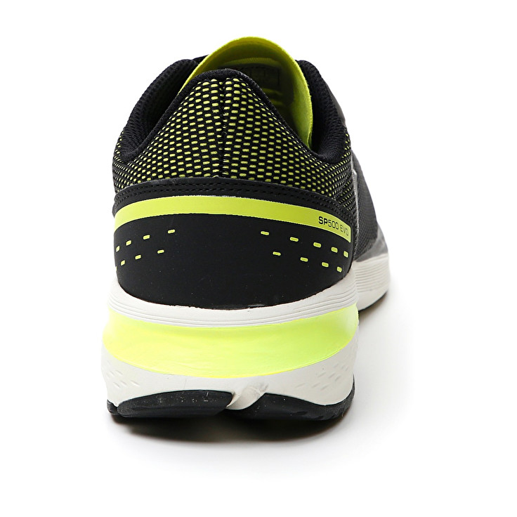 Men Lotto Speedevo 500 Ii Running Shoes Black / Green | 02678-NGTV