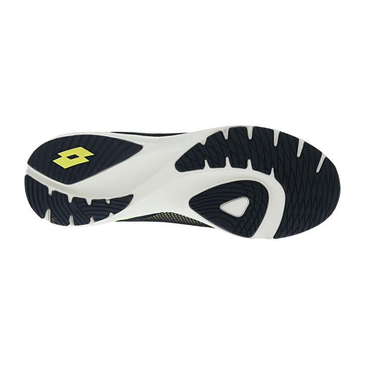 Men Lotto Speedevo 500 Ii Running Shoes Black / Green | 02678-NGTV