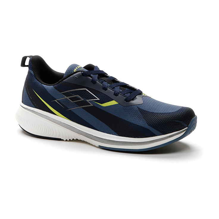 Men Lotto Speedevo 600 Iii Running Shoes Black / Blue | 26943-WJBC