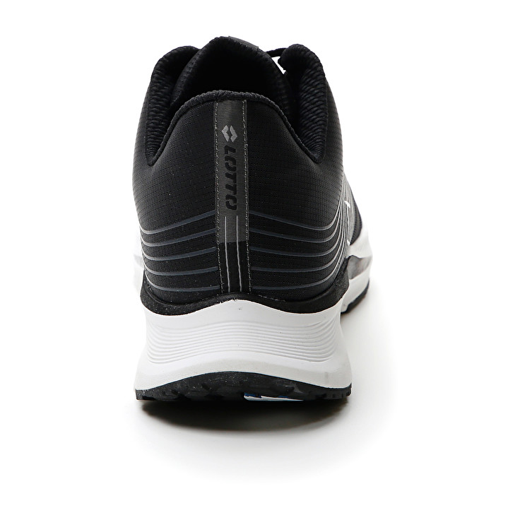 Men Lotto Speedevo 700 Ii Running Shoes Black / Grey | 78065-OEWL
