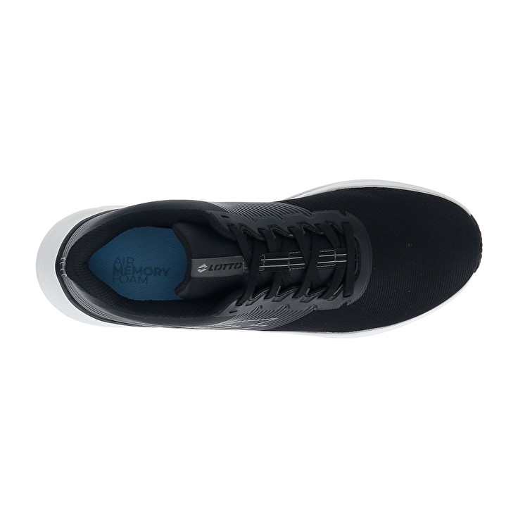 Men Lotto Speedevo 700 Ii Running Shoes Black / Grey | 78065-OEWL